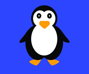 Baby Penguin Simple Small Vecto