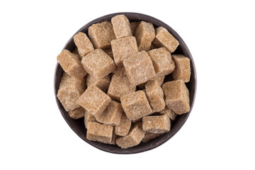 Cubes of brown sugar