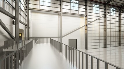 Airplane Hangar Interior 11 