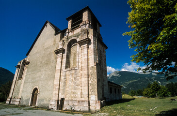 Fototapeta na wymiar Eglise, Mont Dauphin, patrimoine mondial de l’UNESCO, Alpes du Sud, Hautes Alpes, 05
