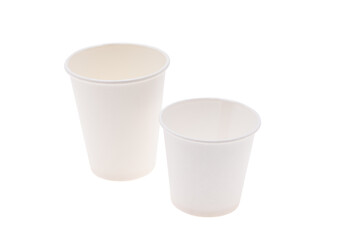 paper cup for coffee isolated