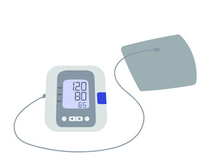 Vector image of tonometer. Blood pressure measurement