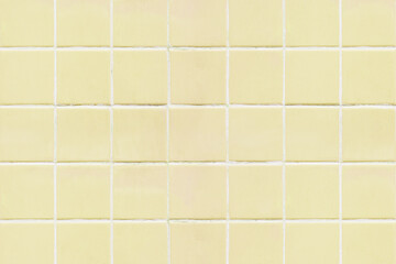 Yellow square tiled texture background