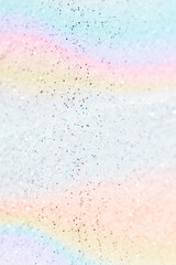 Fototapeta na wymiar Pastel glittery rainbow background