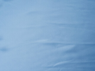 Blue satin texture background with waves and crease - 435375145