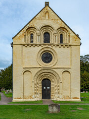 Fototapeta na wymiar The parish church at Iffley, Oxfordshire