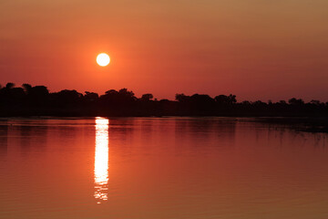 Sonnenuntergang Sabie River/ Sundown Sabie River /