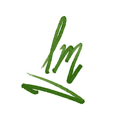 Im initial handwritten logo for identity
