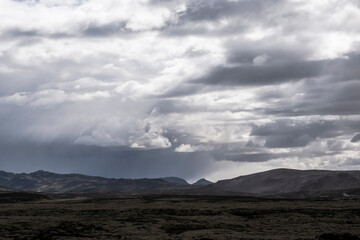 Fototapeta na wymiar Landscape near Hafnarfjörður