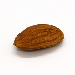 
Almond nut, macro photography, isolated background
