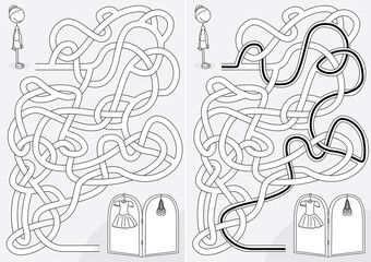 Ballerina maze © nahhan