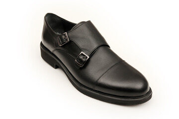 Classic black  leather men's shoes