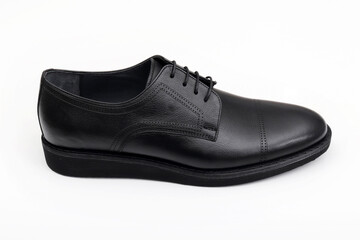 Classic black  leather men's shoes