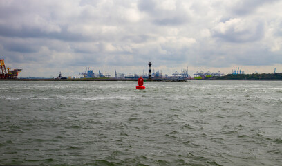 Windmills at Hook of Holland (which is a part of the municipality of Rotterdam)