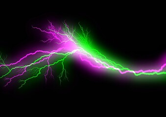 抽象的な稲妻