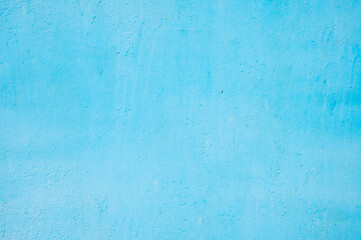 Old colored background in blue, flat lay