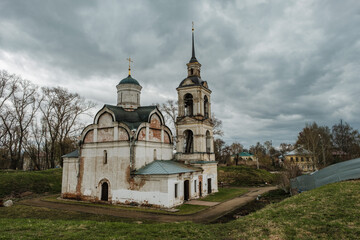 Fototapeta na wymiar View of the Ascension Church in Rostov