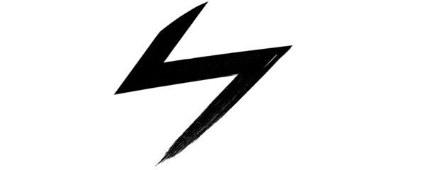 Thunder bolt lighting flash logo . Electric power design element . Vector illustration.