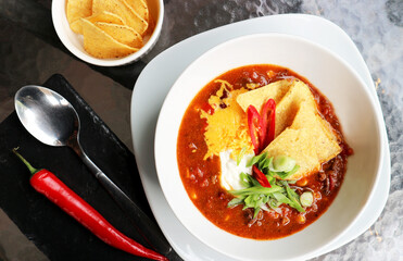 Mexican salsa from the chef