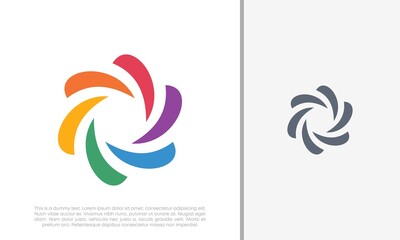 Global Community Logo Icon Elements Template. Community human Logo template vector. Community health care. Abstract Community logo	