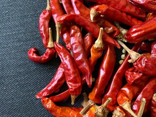 とうがらしのクローズアップ画像