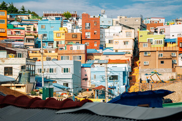 Gamcheon Culture Village colorful houses in Busan, Korea