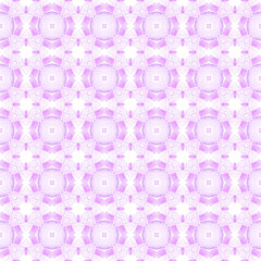 Obraz premium Hand drawn green mosaic seamless border. Purple