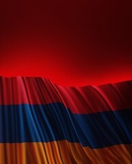 Abstract Armenia Flag 3D Render (3D Artwork)