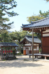 Obraz premium buddhist temple (chion-ji) in amanohashidate (japan) 