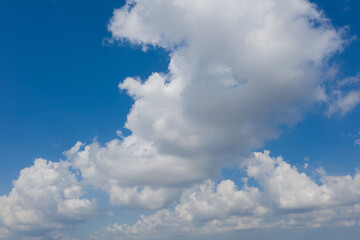 cloudscape background, summer time, beautiful sky