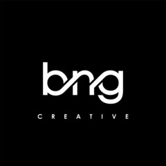 BNG Letter Initial Logo Design Template Vector Illustration