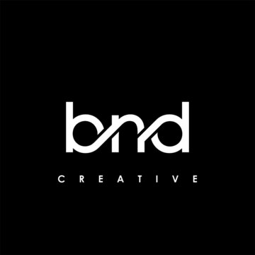 BND Letter Initial Logo Design Template Vector Illustration