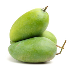 mangos on a white background 