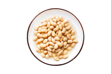 white beans boiled legumes ready to eat bean diet on the table healthy food meal snack copy space food background rustic top view keto or paleo diet
