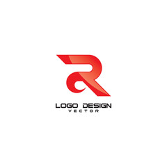 R Symbol Logo Design Vector