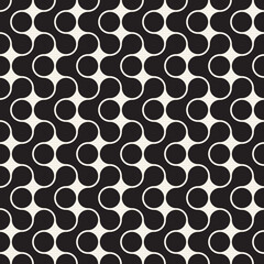 Vector seamless pattern. Modern stylish abstract texture. Repeating geometric tiles