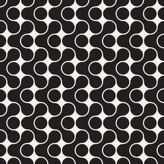 Vector seamless pattern. Modern stylish abstract texture. Repeating geometric tiles