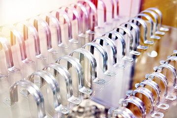 Metal fasteners for electrical engineering