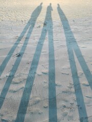 Fototapeta premium people walking on the beach