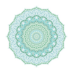 Mandala. Circular figure representing the universe in Hindu and Buddhist