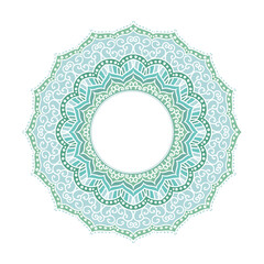 Mandala. Circular figure representing the universe in Hindu and Buddhist