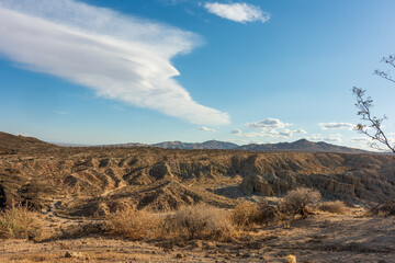 Naklejka na ściany i meble Redrock Canyon State Park in the Mojave desert