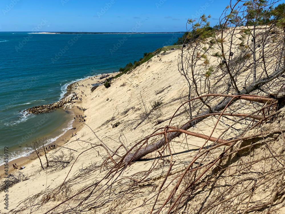 Sticker Dune du Pilat, bassin d’Arcachon en Gironde