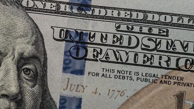  USD cash Macro view background