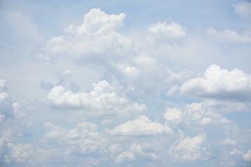 blue sky with white clouds