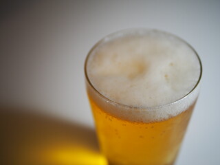 休日の午後のビール
