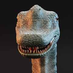 Realistic 3D Render of Brachiosaurus Dinosaur © bescec