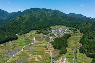 三重県亀山市　棚田100選　坂本棚田2