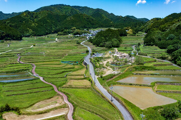 三重県亀山市　棚田100選　坂本棚田1