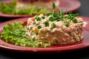 molded salad olivier